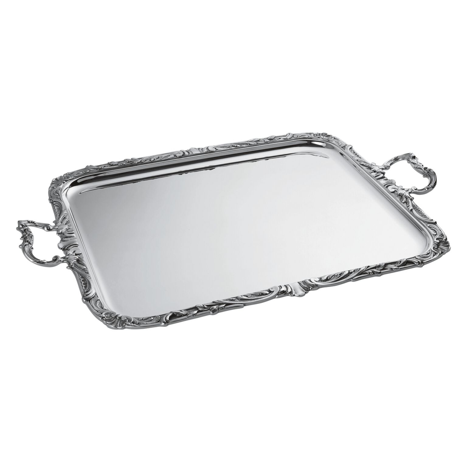 Tray , Old Silver Silverplated , Régence Prestige, Ercuis
