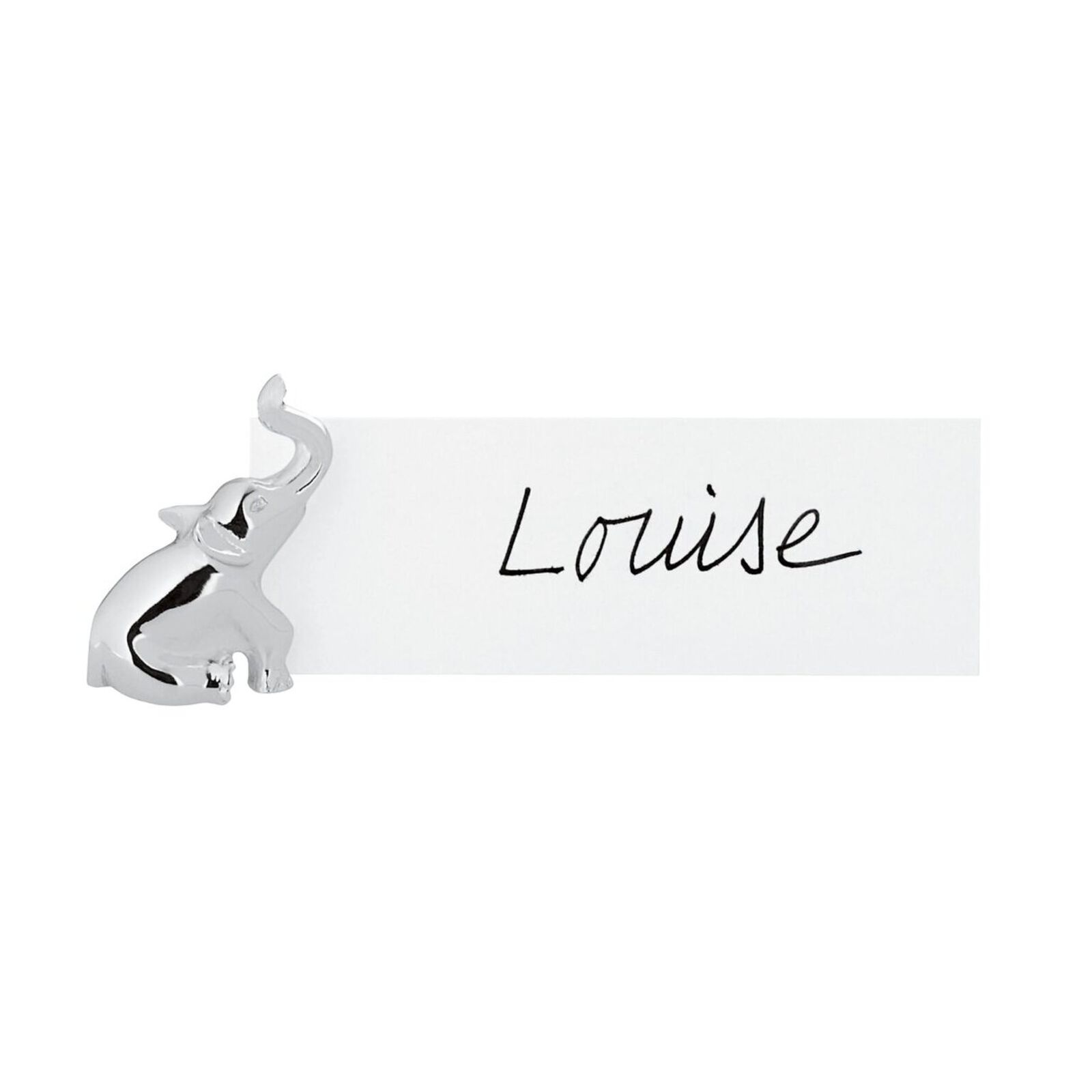 Set of 6 place  card holder elephant image number null